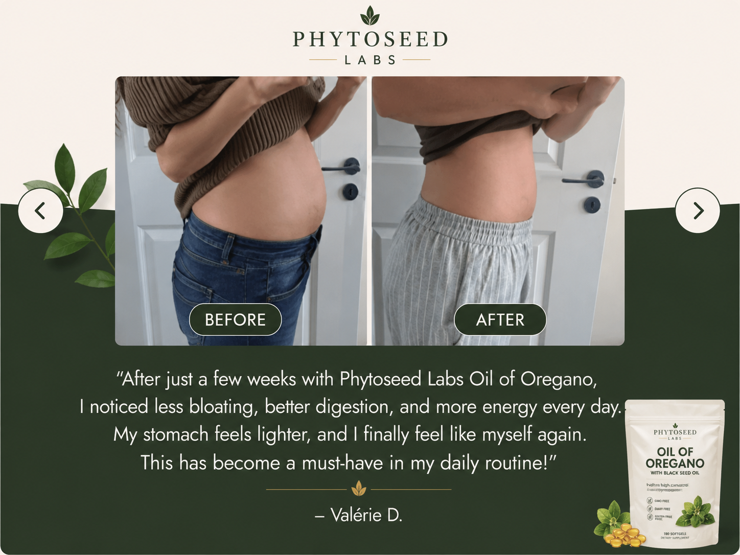 Phytoseed Labs oregano oil softgel with blackseed oil
